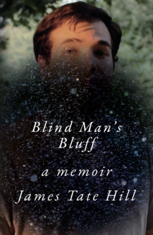 Cover of the book Blind Man's Bluff that depicts the photo of a man obscured by a large black occlusion